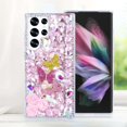 thumbnail image 3 of Compatible with Samsung Galaxy S24 Plus Bling Diamond Case Luxury Glitter Shiny Sparkly 3D Butterfly Flower Crystal Rhinestones Phone Case for Women Girly Slim Shockproof Phone Cover, Pink, 3 of 12
