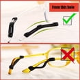 thumbnail image 2 of pares (todos, transparentes) de almohadillas para los oídos, gafas de silicona suave, puntas para las patillas, almohadillas antideslizantes para gafas, gancho para la oreja, deporte cómodo, 2 of 5