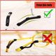 thumbnail image 2 of pares (todos, negro-2) almohadillas para los oídos: gafas de silicona suave, puntas de patillas para gafas, almohadillas antideslizantes para gafas, gancho para la oreja, deporte cómodo, 2 of 5