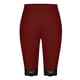 thumbnail image 3 of Karight Plus Size Slip Shorts for Women Soft Modal Short Leggings Lace Shorts Under Dresses Mid Thigh Leggings Pants, 3 of 4