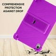 thumbnail image 3 of Allytechgroup Kids Case for Onn 7 Inch Tablet 2024 (Model:100135924), Onn 7 2024 Case, Silicone Shockproof Case with Kickstand Rubber Soft Shell Protective Cover for Boys Girls Children, Purple, 3 of 7
