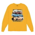 thumbnail image 5 of Shelby Cars Sketch Long Sleeve T-shirt Mustang Racing American Muscle Car GT500 Cobra Performance Powered by Ford, 5 of 7