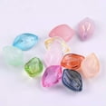thumbnail image 3 of U8MO 10pcs 13x9mm Flora Petal Shape Lampwork Crystal Glass Loose Pendants Beads-22# Jade White, 3 of 7