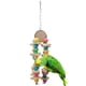 thumbnail image 2 of Cuerda para masticar loros Cuerda de piel de vaca para colgar en pájaros coloridos juguetes para mascotas accesorios para jaulas 134 x 28 x 28 pulgadas, 2 of 8