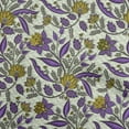thumbnail image 1 of oneOone Viscose Jersey Violet Fabric Asian Floral Sewing Material Print Fabric By The Yard 60 Inch Wide, 1 of 5
