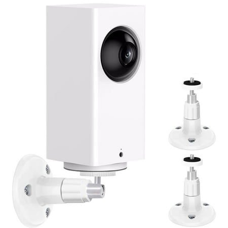 NOGIS Wall Mount for Wyze Cam Pan And V3 360° Swivel & 90° Tilt Black 2 Pack