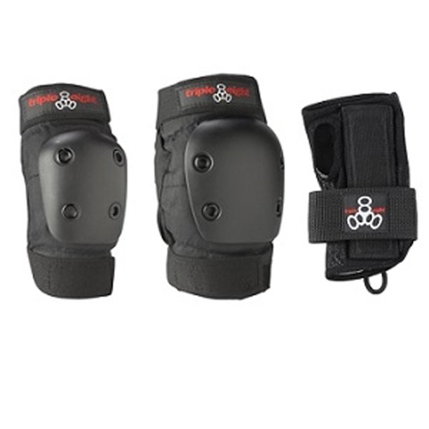 Triple Eight Jr Derby Youth Wrist/Elbow/Knee Pad Protective 3Pack