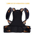 thumbnail image 3 of ruzhgo Adjustable Posture Corrector Back Support for Men Women Back Brace with 2 Removable No.2, 3 of 6