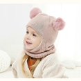 thumbnail image 2 of Winter Hat Scarf Set, Unisex Infant Toddler Kids Hat Scarfgrey, 2 of 4