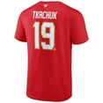 thumbnail image 3 of Men's Matthew Tkachuk Red Florida Panthers Authentic Stack Name & Number T-Shirt, 3 of 3