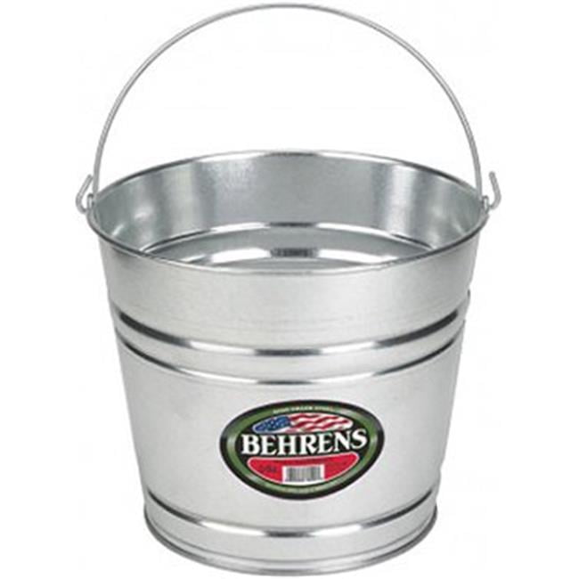 Behrens 412W 12 Quart Galvanized Steel Mop Bucket with Wringer Cleaning