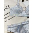 thumbnail image 5 of Bañador negro con estampado de piel de serpiente para mujer, traje de baño Sexy de una pieza con Espalda descubierta, Monokini Trikini, 2024, 5 of 5