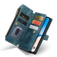 thumbnail image 4 of Zipper Wallet Case for iPhone 14 Pro, Premium PU Leather Wrist Hand Strap Card Slots Holder Flip Folio Cover with Magnetic Suction Kickstand Large Capacity Shockproof Case,Blue, 4 of 13