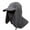 Dark Grey, variant on Big Clearance! Caps Quick Dry Sunshade UV Protection Detachable Hat Removable Ear Neck Cover for Men Women
