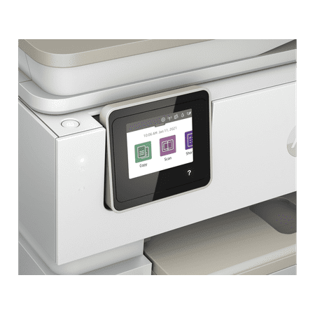 HP - ENVY Inspire 7955e Wireless All-In-One Inkjet Photo Printer with 3 months of Instant Ink included with HP+ - White & Sandstone