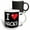 Multicolor, variant on 3drose, Geeky Old School Pixelated Pixels 8-bit I Heart I Love Hacks, 11oz Two-tone Red Mug