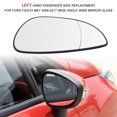 thumbnail image 1 of Left Hand Passenger Side Replacement for Ford Fiesta Mk7 2008-2017 Wide Angle Wing Mirror Glass, 1 of 7