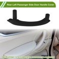 thumbnail image 2 of Cubierta de recorte de manija de panel de puerta del lado del pasajero trasero para BMW X3 F25 2010-2017, cubierta de manija de puerta interior, número 51417394519, negro ABS, 2 of 6