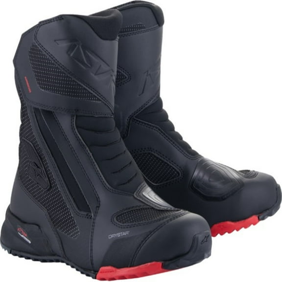 Alpinestars RT-7 Mens Drystar Motorcycle Boots Black/Red 44 EUR