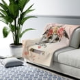thumbnail image 3 of Happy Mother's Day Whippet with Flower Crown and Greeting Card Cozy Sherpa Blanket Dog Lover Warm Soft Throw Blanket - 13004, 3 of 5