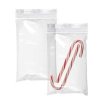Pack of 1000 Zipper Bags, Clear 5 x 8. Ultra Thick Seal Top Polyethylene Bags for Packing and Storing 5x8. USDA Approved, 4 mil. Plastic Bags for Industrial, Food Service, Health Needs.