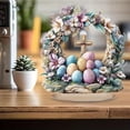 thumbnail image 5 of PEIBang Easter Acrylic Decoration for Home Office Desk Bookshelf Table Centerpiece Holiday Ornament, 5 of 6