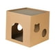 thumbnail image 5 of Casa de Gato Fernando Rascador de Cartón Caja de Cama para Gatos Marrón S, 5 of 8