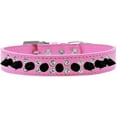 thumbnail image 5 of Pet and Dog Spike Collar, "Double Crystal  Black Spikes", 5 of 5