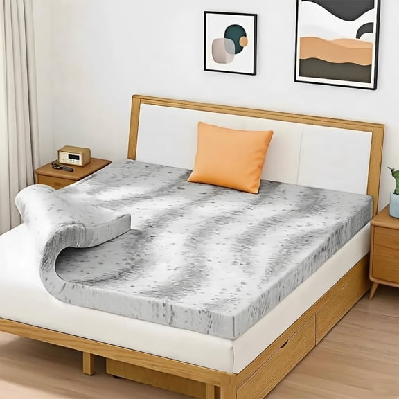 Sailvan 2 Inch Twin XL Memory Foam Mattress Topper, Gel Cooling Mattress Topper Twin XL for Pressure Relief, Comfortable Bed Mattress, CertiPUR-US Certified