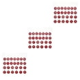 thumbnail image 4 of ZLight 26 Pcs Breloques Initiales Bijoux Pendentif Suspendu Fait Main Double Face Plat Rond Alliage Boucles d'Oreilles Rouge 3Ensemble, 4 of 6