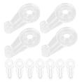 thumbnail image 1 of DEEPCRAFF 50Pcs Glass Retainer Clips Kit with Screws for Frameless Wardrobe and Mirror Cabinets, 1 of 6