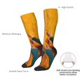 thumbnail image 5 of Picia Women Crew Soft Moisture-wicking Socks Colorful Sweaters And Strings Pattern Design Cotton Socks, One Size fit All, 5 of 9