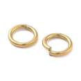 thumbnail image 2 of Ion Plating(IP) 304 Stainless Steel Open Jump Rings Real 18K Gold Plated 10x1.5mm Inner Diameter: 7mm, 2 of 3