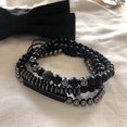 thumbnail image 3 of 3PCS Bracelet Set Men Bracelets Black Copper Beads for Boy Men Birthday Gifts, 3 of 5