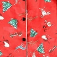 thumbnail image 7 of CAUYDY Toddler Girl Boy Christmas Pajamas Santa Claus Button Down 2 Piece Pajama Set Little Kids Christmas Pjs Nightgown(Red,18-24 M), 7 of 7