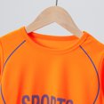thumbnail image 5 of Emy Dola Multi-Colors Toddler Boys Outfits Short Sleeve Suit Summer Sports Suit Girls Basketball T Shirt + Shorts Football Suit Sets Outfits,2-Piece,, 5 of 6