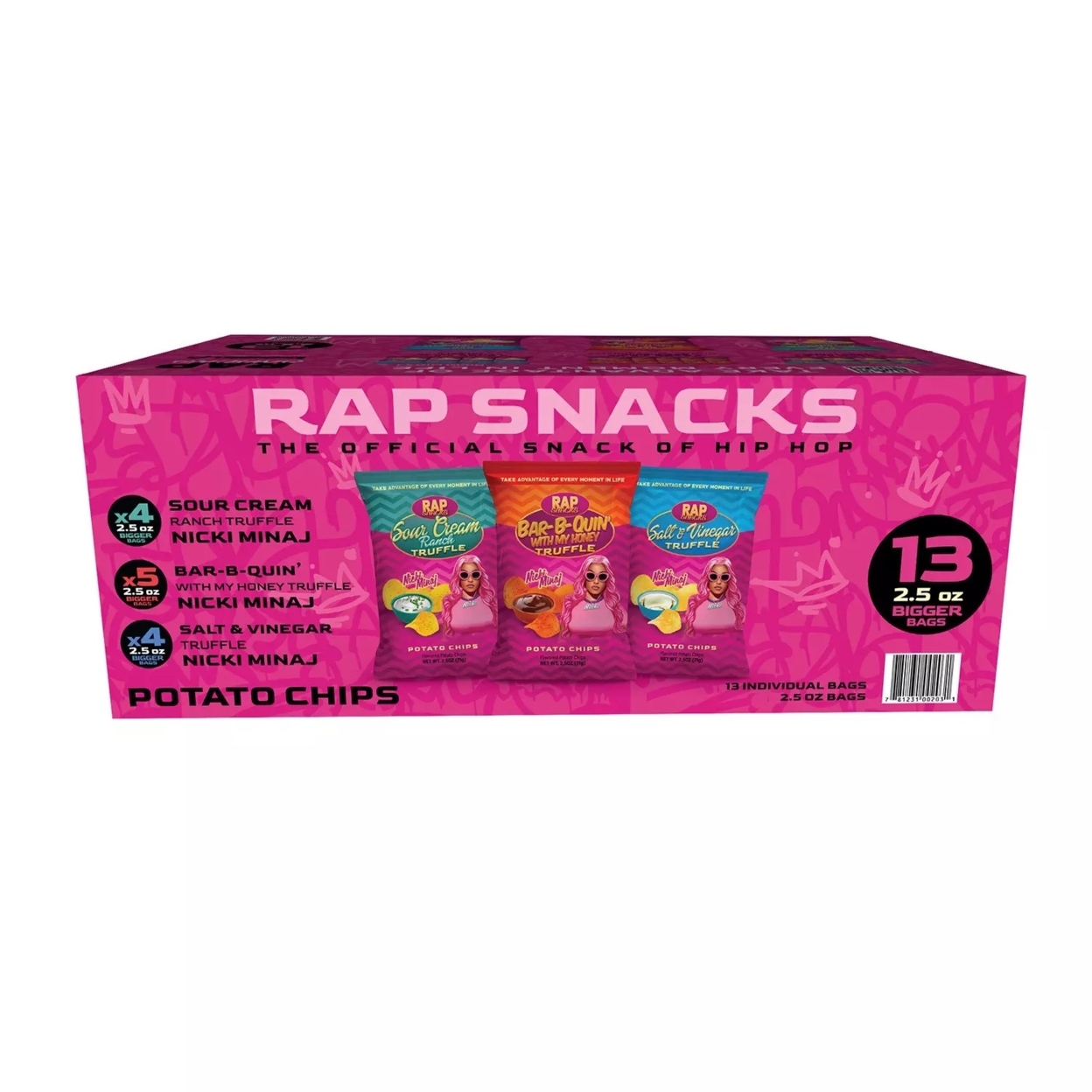 Rap Snacks Nicki Minaj Variety Pack Chips (Pack of 13) - image 4 of 5
