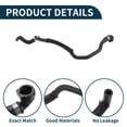 thumbnail image 4 of Manguera del radiador para BMW 2010-2015 750i xDrive No.11537578687, manguera de refrigerante de goma negra, 4 of 6