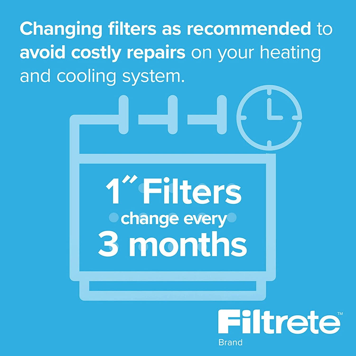 Filtrete 20x20x1 Air Filter, MPR 2800, MERV 14, Healthy Living Ultrafine Particle Reduction 3-Month Pleated 1-Inch Air Filters, 2 Filters