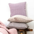 thumbnail image 2 of Herringbone Stripe Cotton Cushions Set of 2 Poly Filled With Zipper Machine Washable, 2 of 5
