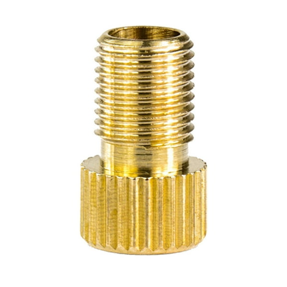 NSESSHome Brass Valve Adaptor, Convert Presta to Schrader for All Types of Bikes, e-Bikes, and e-Scooters - Inflate Tire Using Standard Pump or Air Compressor
