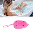 thumbnail image 2 of Unique Bargains 1 Pc Cartoon Hedgehogs Bath Brush Shower Brush Rose Red, 2 of 6
