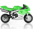 thumbnail image 3 of MotoTec Phantom 49cc 2-Stroke Gas Powered Mini Bike, Green, 3 of 6