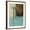 Brown Frame, variant on Art.com Oxido on Teal I Art Print by Patricia Pinto, Black Frame Wall Art, 17" x 21"