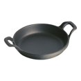 thumbnail image 1 of STAUB Spécialités Plat de Four Rond en Fonte 750 ml, Noir, 1 of 3