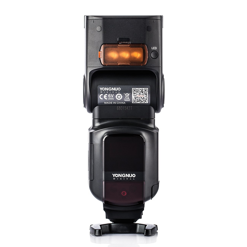 Camera Flash Speedlite TTL highspeed synchronization with LED light