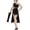 Black, variant on Women Cosplay Costumes Sleeveless Irregular Hem Dresses for Halloween Fallen Angel Cospaly Party Outfits