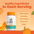 thumbnail image 5 of (3 pack) MaryRuth Organics Vitamin C Gummies for Kids Orange Flavor Vegan Immune Support 60 Count, 5 of 10