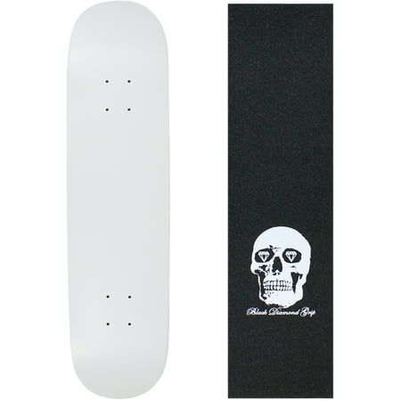 Skateboard Deck Blank Dipped White 7.5  Skull Grip price history on PriceWatchPro