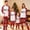 Style E, variant on Family Christmas Pajamas Matching Sets, Cotton Pajamas Set, Printed Long Sleeve Two Piece Set for Mom, Comfy Holiday Lounge Set for Christmas Morning Family Photo